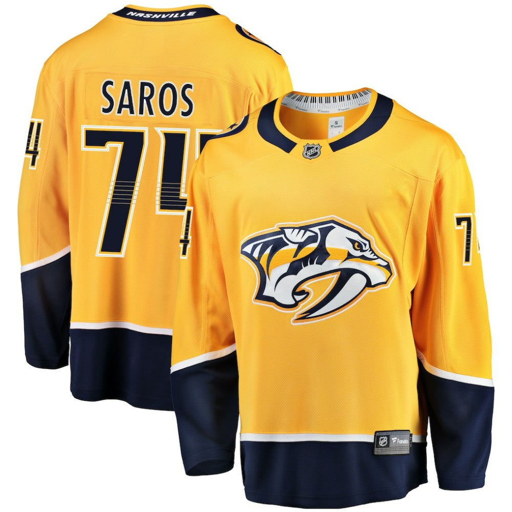 Juuse Saros Nashville Predators Fanatics Breakaway Player Jersey -  NHL Jerseys