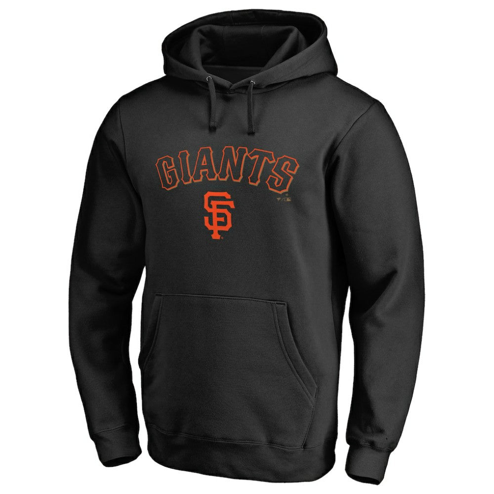 San Francisco Giants Team Lockup Fitted Pullover Hoodie - MLB Hoodies