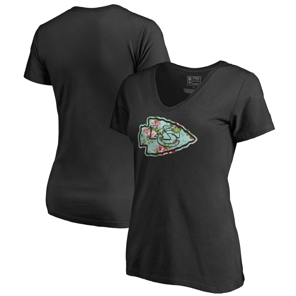 Kansas City Chiefs Women's Lovely V-Neck T-Shirt | NFL Sale
