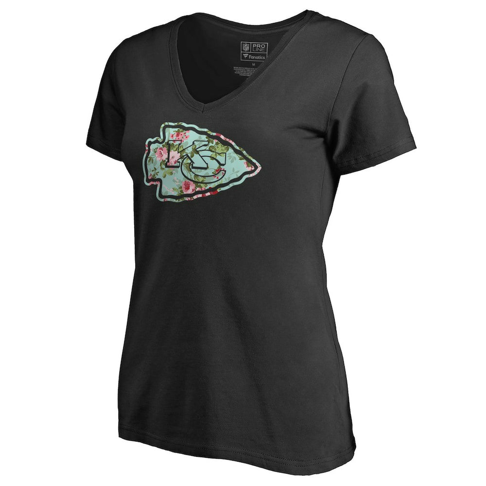 Kansas City Chiefs Women's Lovely V-Neck T-Shirt | NFL Sale