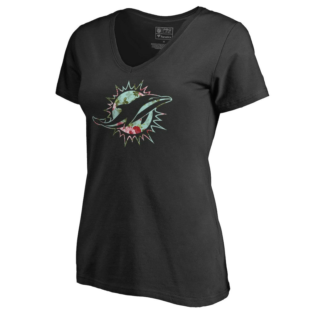 Miami Dolphins Women's Lovely V-Neck T-Shirt | NFL On sale