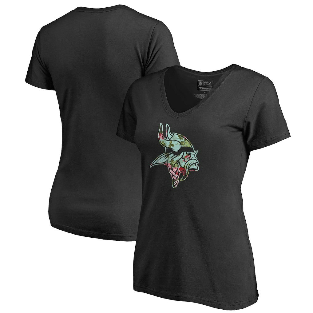 Minnesota Vikings Women's Lovely V-Neck T-Shirt | NFL Online