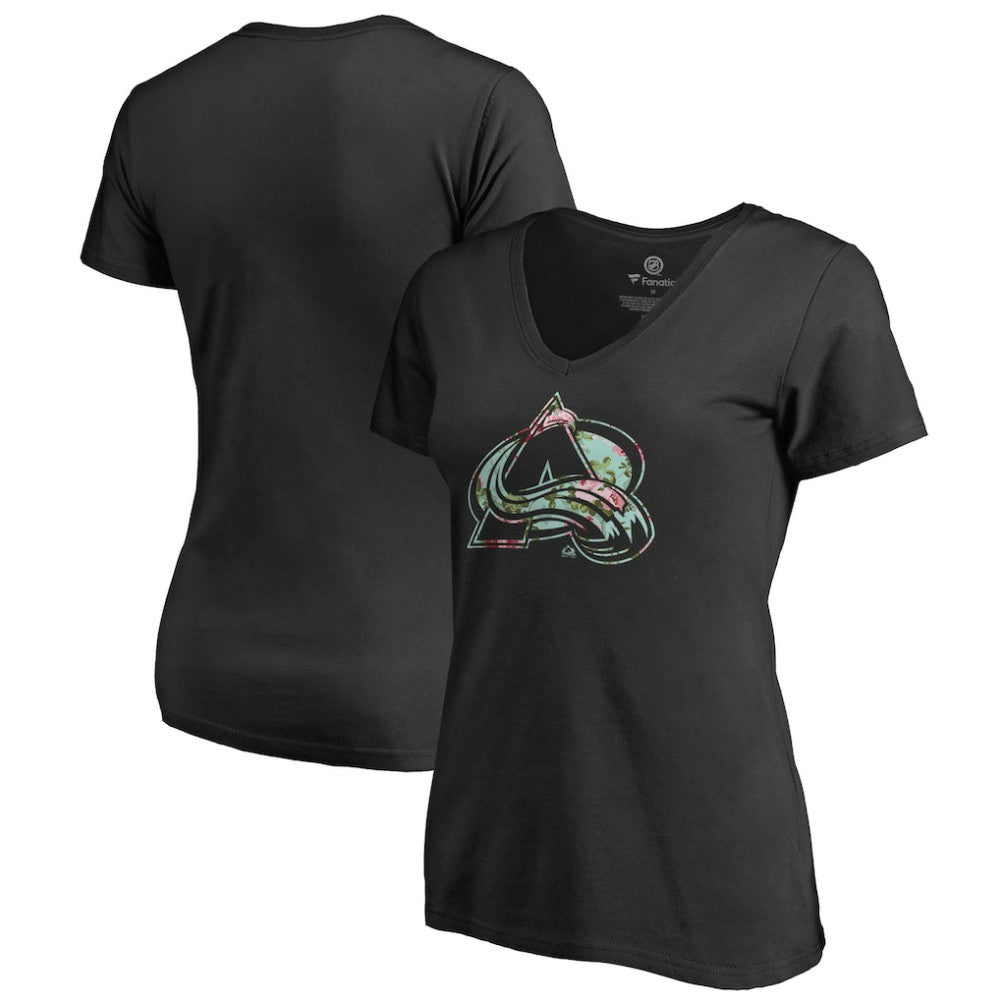 Colorado Avalanche Women's Lovely V-Neck T-Shirt -  NHL T-shirts