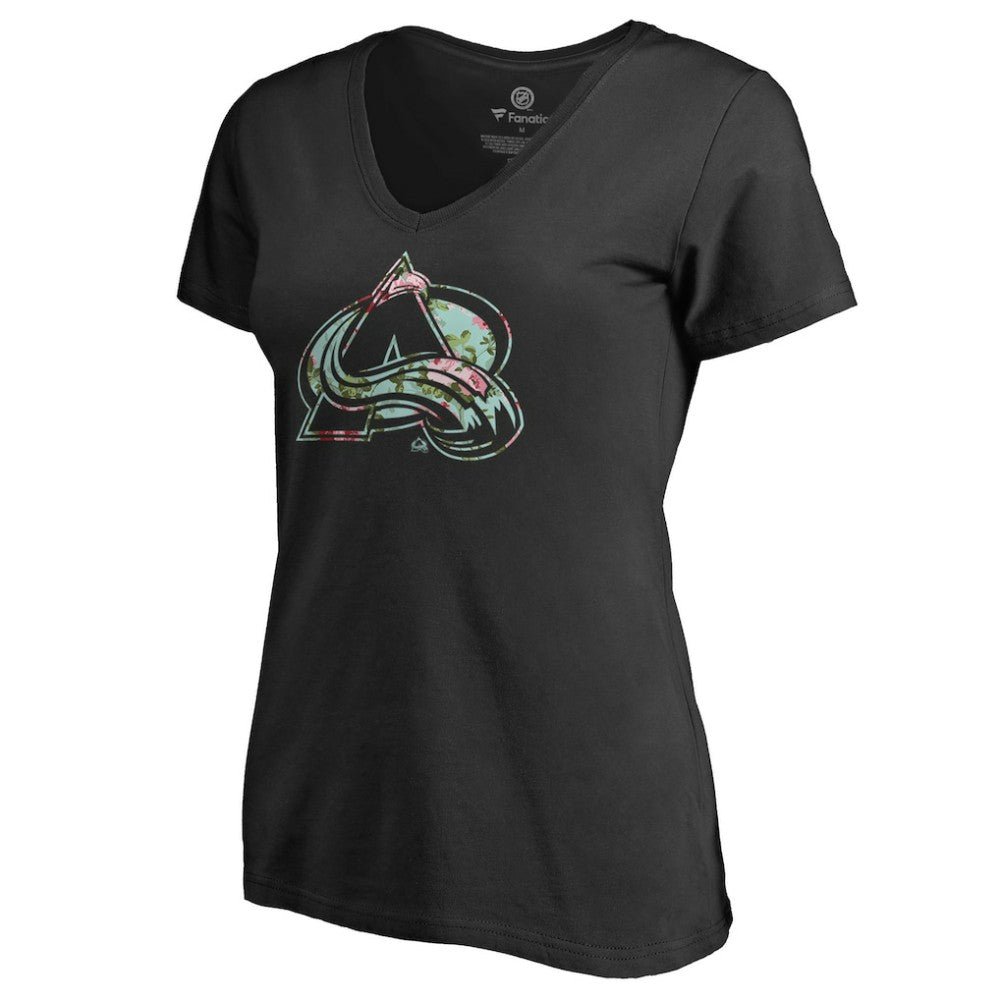 Colorado Avalanche Women's Lovely V-Neck T-Shirt -  NHL T-shirts