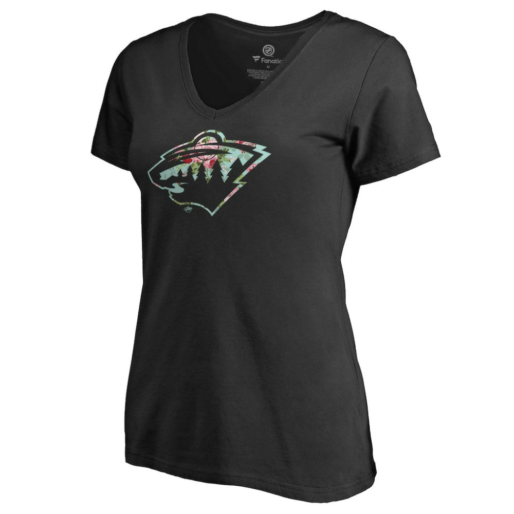 Minnesota Wild Women's Lovely V-Neck T-Shirt -  NHL T-shirts