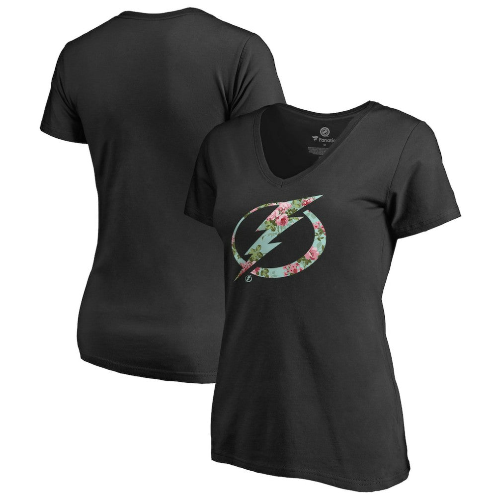Tampa Bay Lightning Women's Lovely V-Neck T-Shirt -  NHL T-shirts