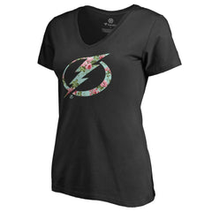 Tampa Bay Lightning Women's Lovely V-Neck T-Shirt -  NHL T-shirts