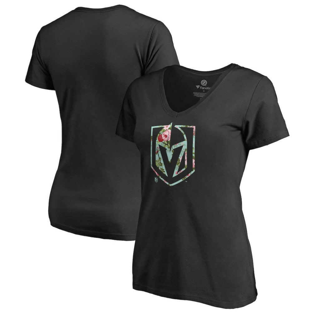 Vegas Golden Knights Women's Lovely V-Neck T-Shirt -  NHL T-shirts