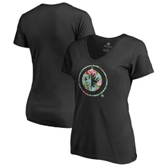 Winnipeg Jets Women's Lovely V-Neck T-Shirt -  NHL T-shirts