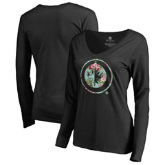 Winnipeg Jets Women's Lovely Long Sleeve V-Neck T-Shirt -  NHL T-shirts