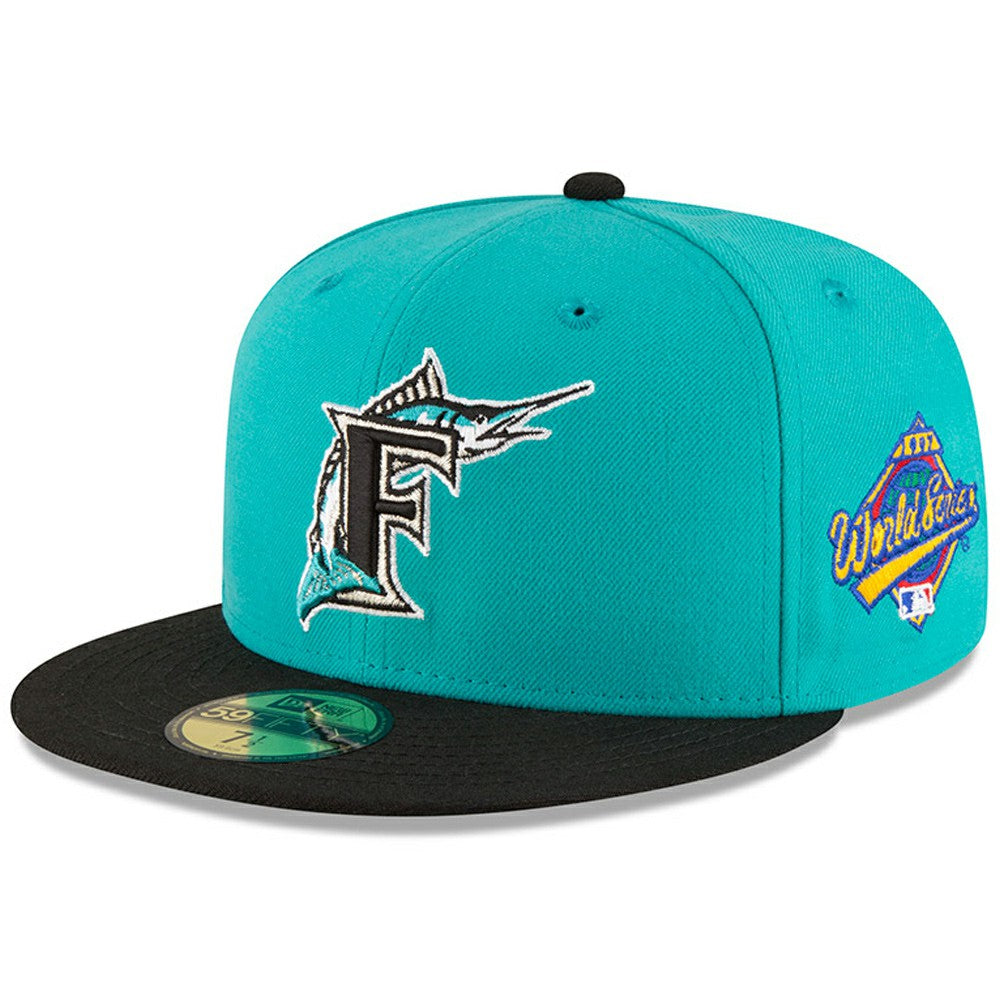 Florida Marlins New Era World Series Wool 59FIFTY Fitted Hat - MLB Hats