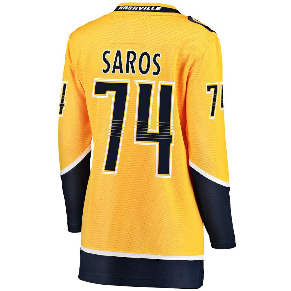 Juuse Saros Nashville Predators Fanatics Women's Breakaway Player Jersey -  NHL Jerseys