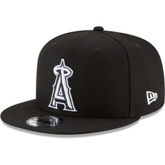 Los Angeles Angels New Era Black & White 9FIFTY Snapback Hat - MLB Hats