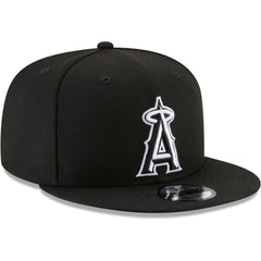 Los Angeles Angels New Era Black & White 9FIFTY Snapback Hat - MLB Hats