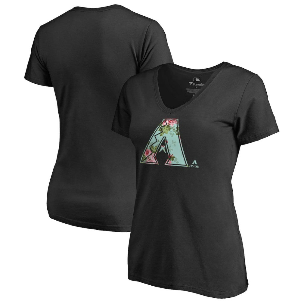 Arizona Diamondbacks Women's Lovely V-Neck T-Shirt - MLB T-shirts