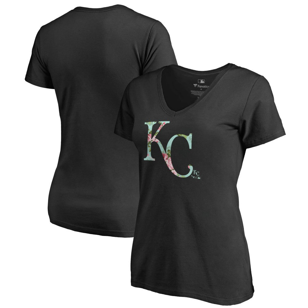 Kansas City Royals Women's Lovely V-Neck T-Shirt - MLB T-shirts