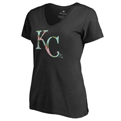 Kansas City Royals Women's Lovely V-Neck T-Shirt - MLB T-shirts