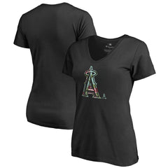 Los Angeles Angels Women's Lovely V-Neck T-Shirt - MLB T-shirts