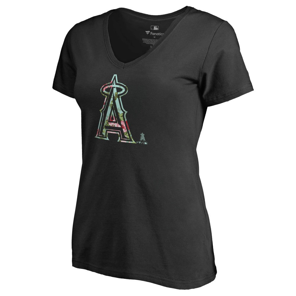 Los Angeles Angels Women's Lovely V-Neck T-Shirt - MLB T-shirts