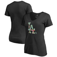 Los Angeles Dodgers Women's Lovely V-Neck T-Shirt - MLB T-shirts