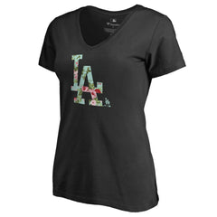 Los Angeles Dodgers Women's Lovely V-Neck T-Shirt - MLB T-shirts