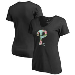 Philadelphia Phillies Women's Lovely V-Neck T-Shirt - MLB T-shirts