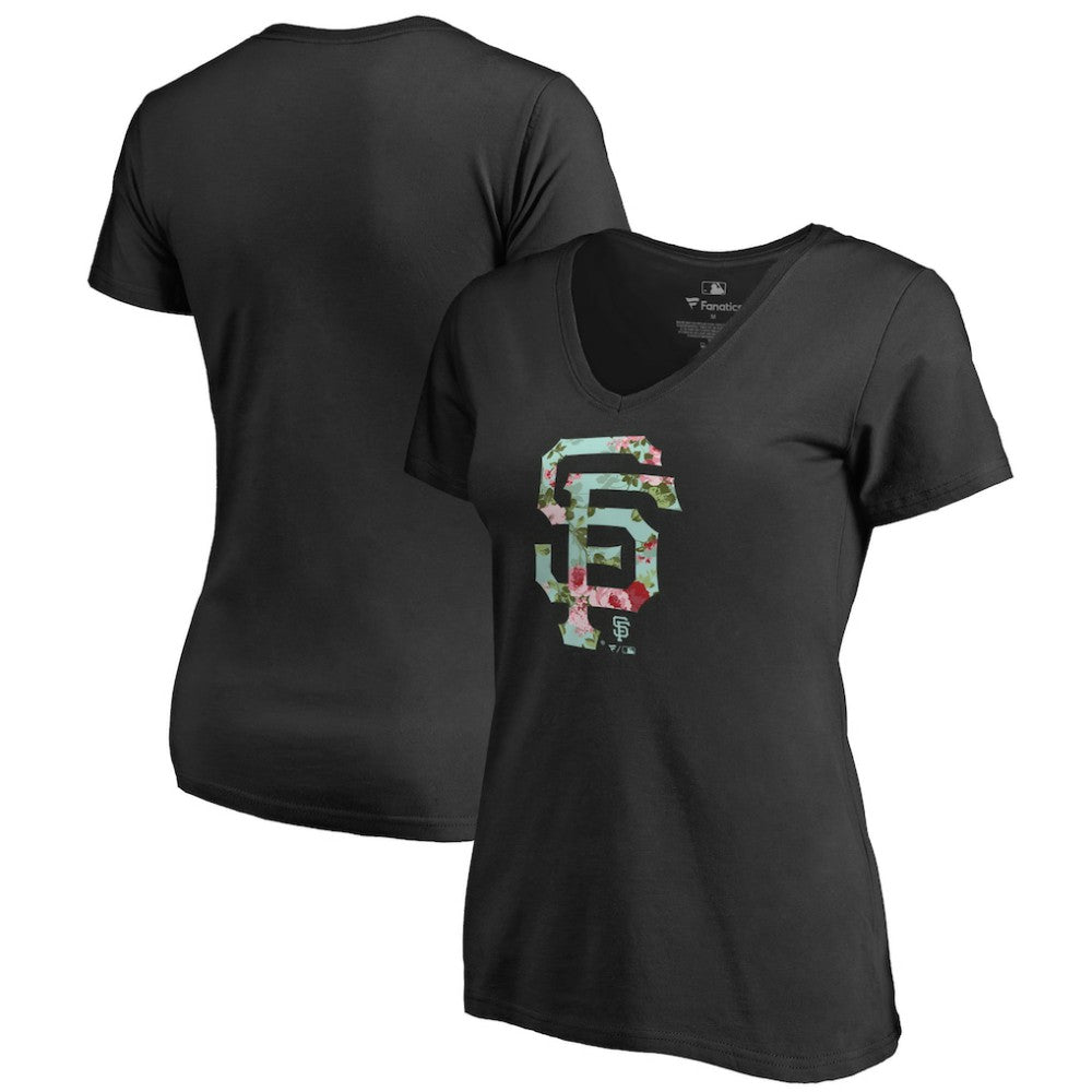 San Francisco Giants Women's Lovely V-Neck T-Shirt - MLB T-shirts