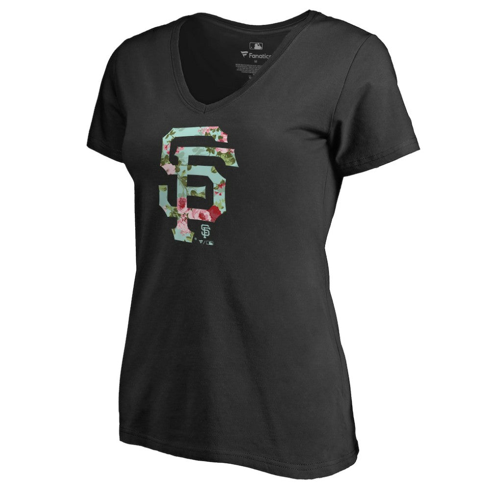 San Francisco Giants Women's Lovely V-Neck T-Shirt - MLB T-shirts