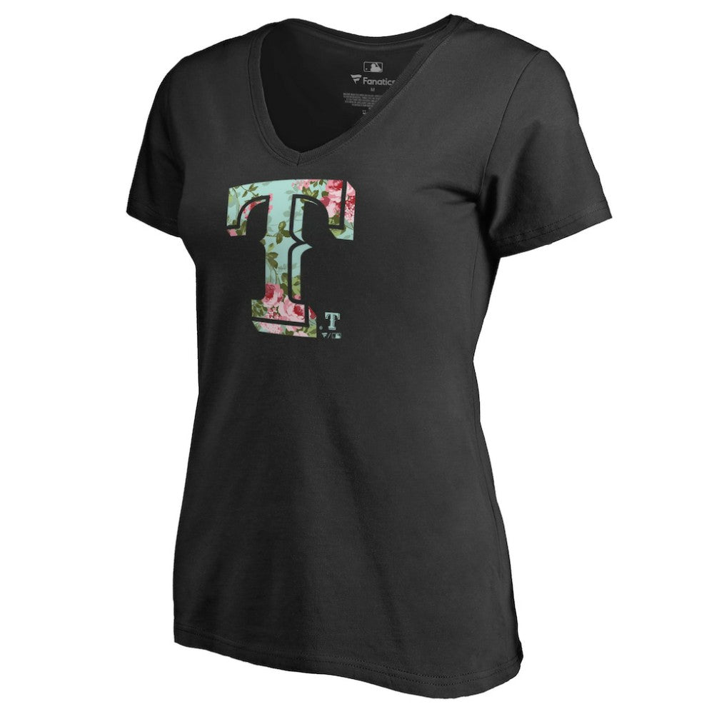 Texas Rangers Women's Lovely V-Neck T-Shirt - MLB T-shirts