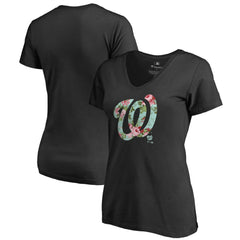 Washington Nationals Women's Lovely V-Neck T-Shirt - MLB T-shirts