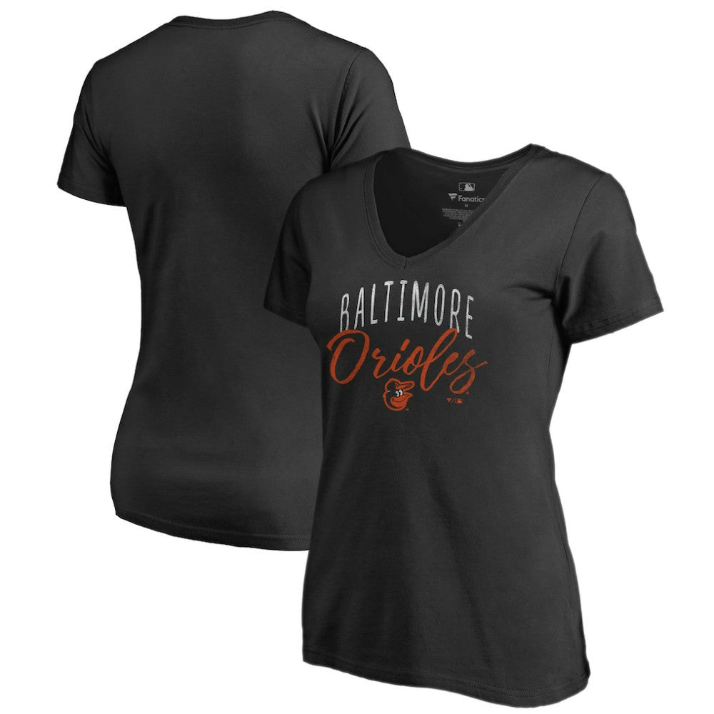Baltimore Orioles Women's Graceful V-Neck T-Shirt - MLB T-shirts