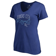 Kansas City Royals Women's Graceful V-Neck T-Shirt - MLB T-shirts