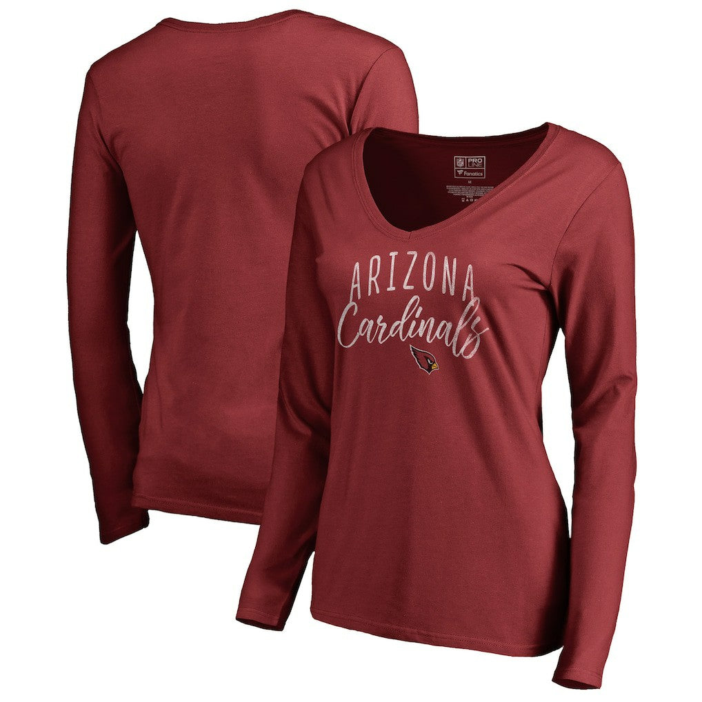 Arizona Cardinals Women's Graceful Long Sleeve V-Neck T-Shirt | NFL Near me