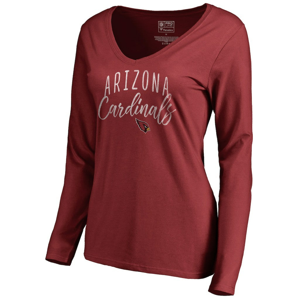 Arizona Cardinals Women's Graceful Long Sleeve V-Neck T-Shirt | NFL Near me