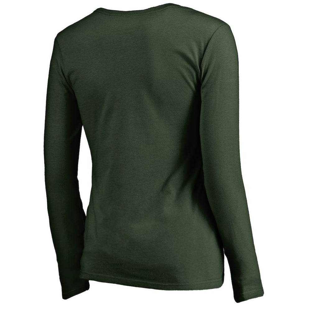 Green Bay Packers Women's Graceful Long Sleeve V-Neck T-Shirt | NFL Online