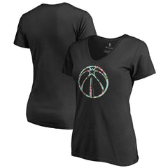 Black Washington Wizards Lovely V-Neck T-Shirt | NBA