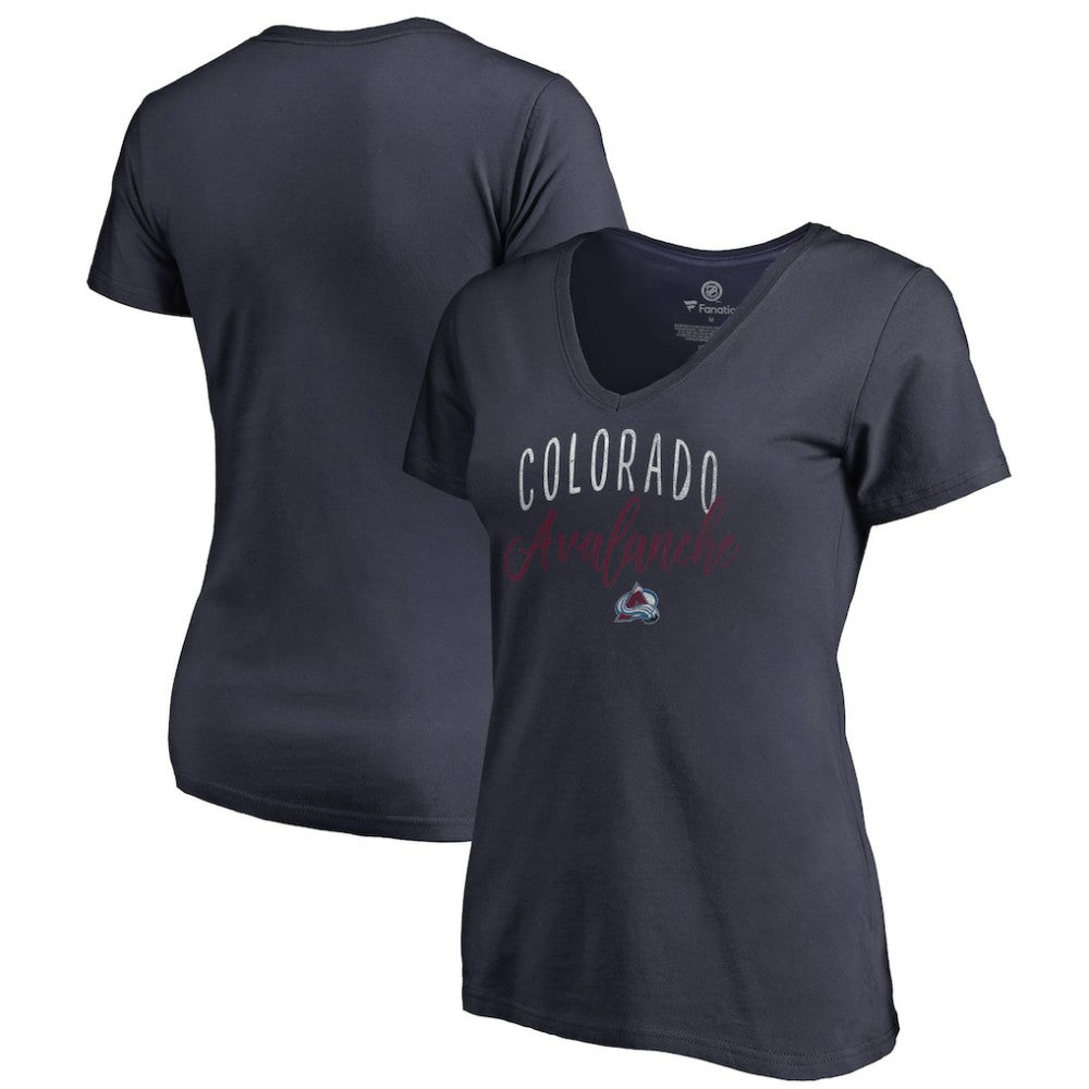 Colorado Avalanche Women's Graceful V-Neck T-Shirt -  NHL T-shirts