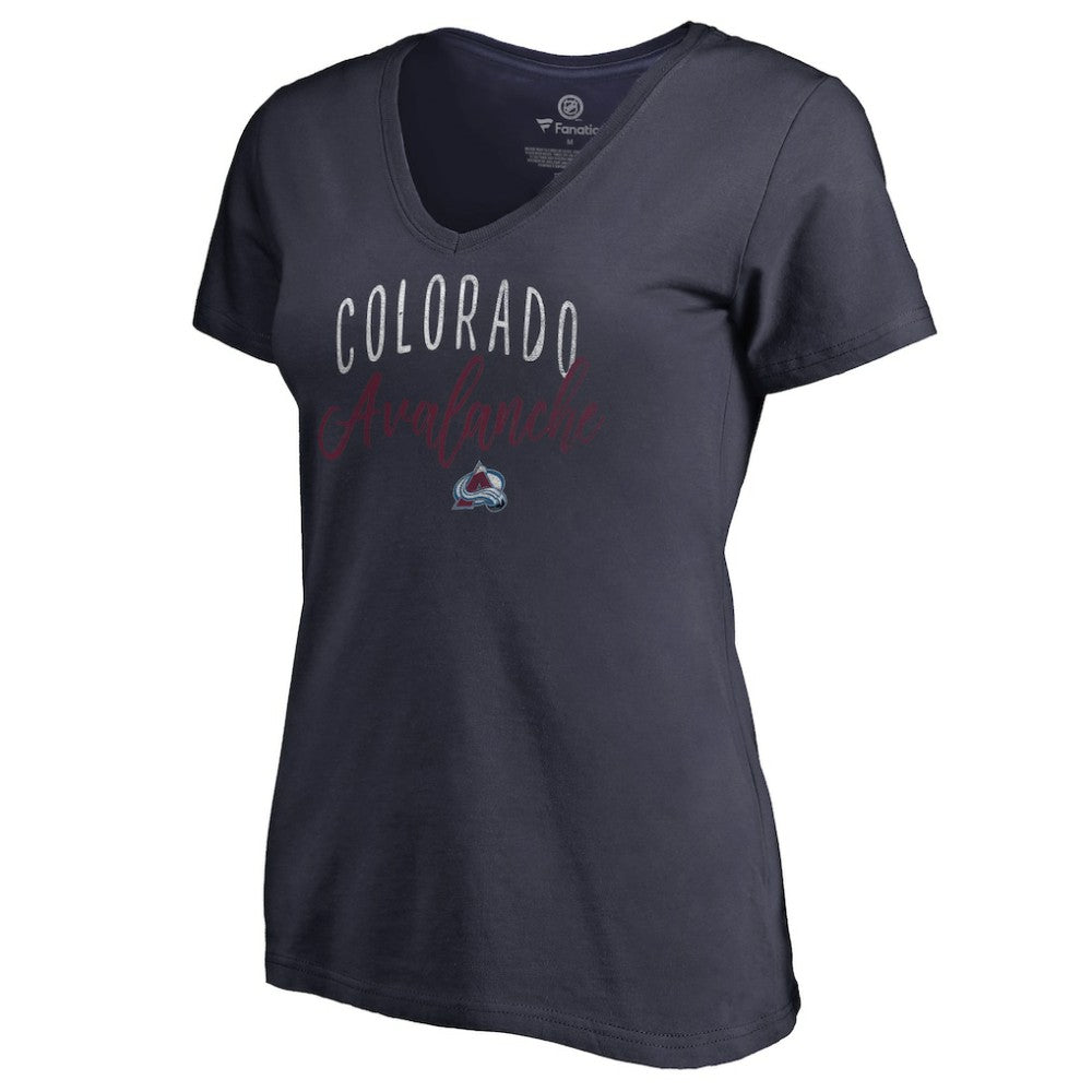 Colorado Avalanche Women's Graceful V-Neck T-Shirt -  NHL T-shirts