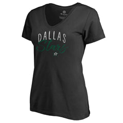 Dallas Stars Women's Graceful V-Neck T-Shirt -  NHL T-shirts
