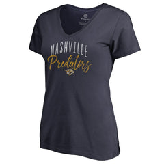 Nashville Predators Women's Graceful V-Neck T-Shirt -  NHL T-shirts