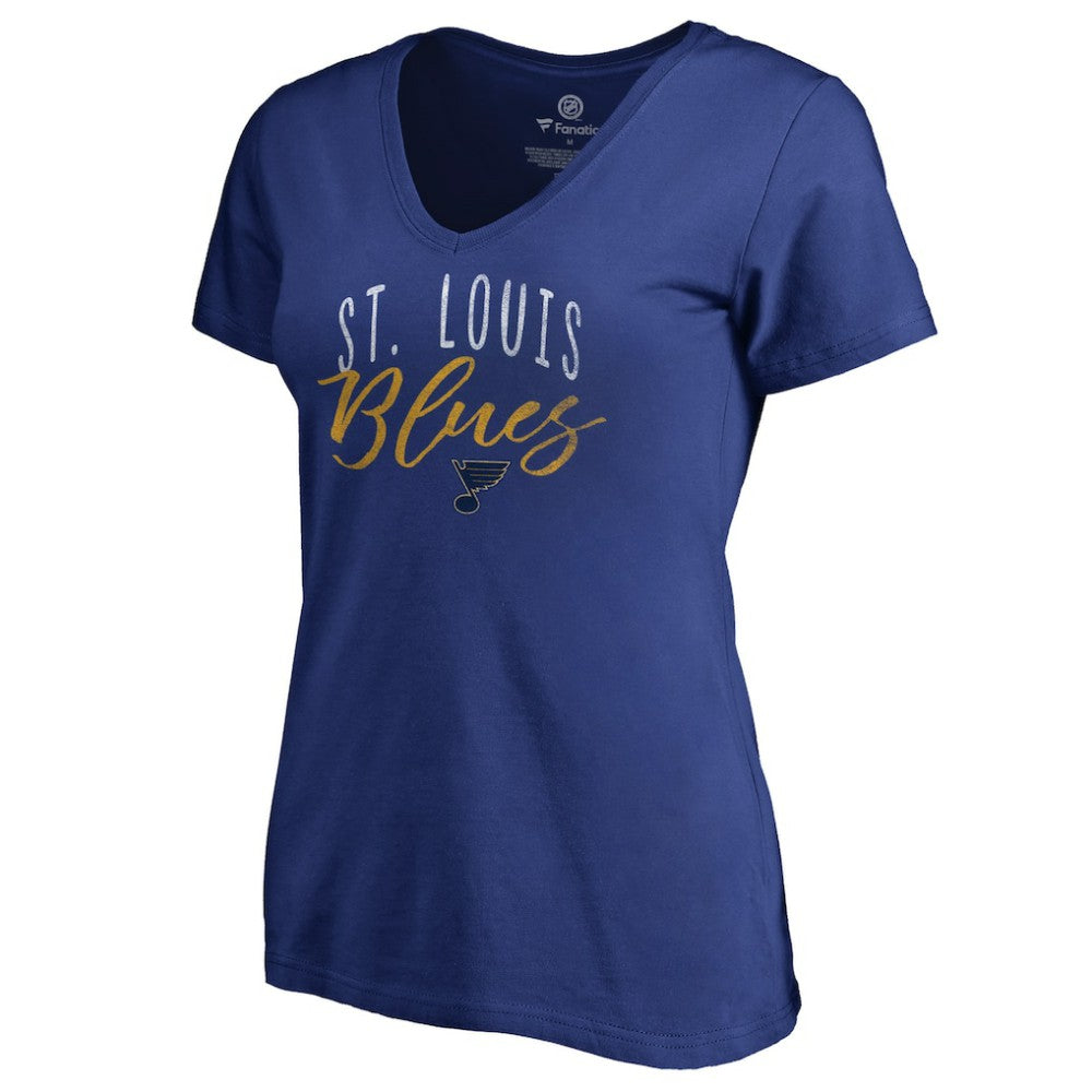 St. Louis Blues Women's Graceful V-Neck T-Shirt -  NHL T-shirts