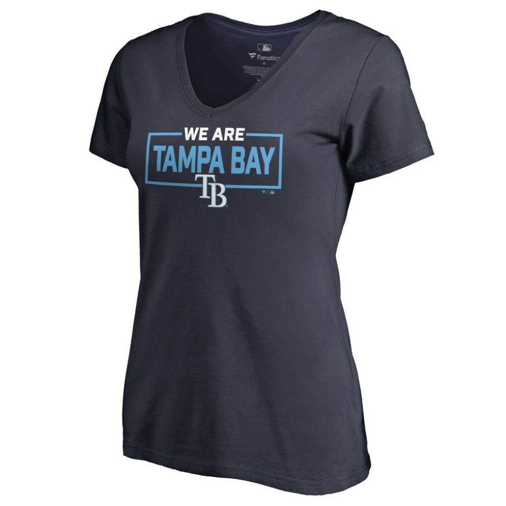 Tampa Bay Rays Women's We Are Icon V-Neck T-Shirt - MLB T-shirts