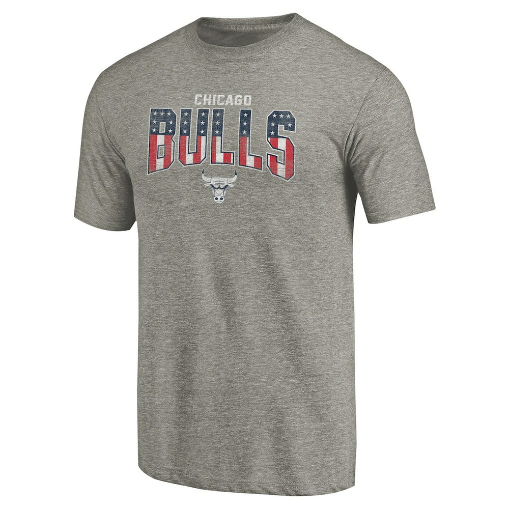 Gray Chicago Bulls Freedom Tri-Blend T-Shirt sale | NBA