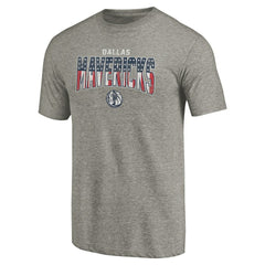 Gray Dallas Mavericks Freedom Tri-Blend T-Shirt sale | NBA