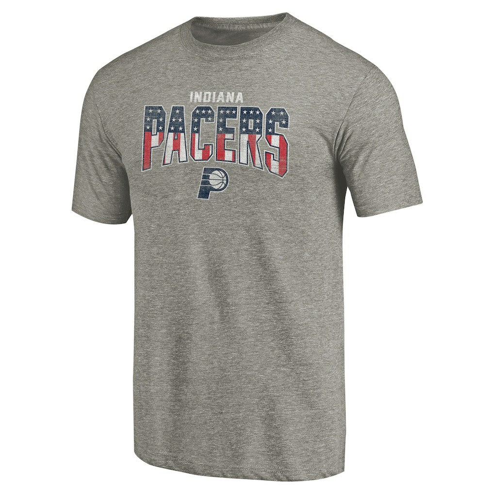 Gray Indiana Pacers Freedom Tri-Blend T-Shirt | NBA