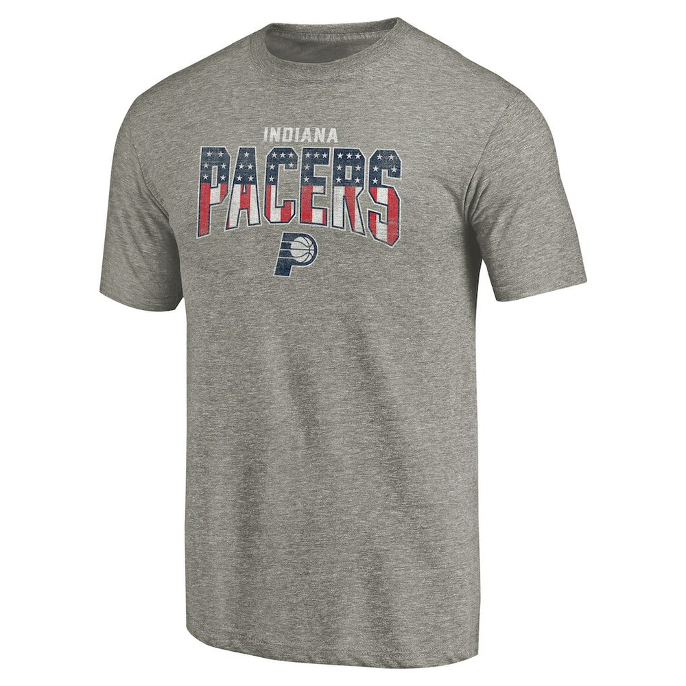 Gray Indiana Pacers Freedom Tri-Blend T-Shirt | NBA