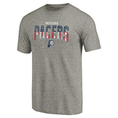 Gray Indiana Pacers Freedom Tri-Blend T-Shirt | NBA
