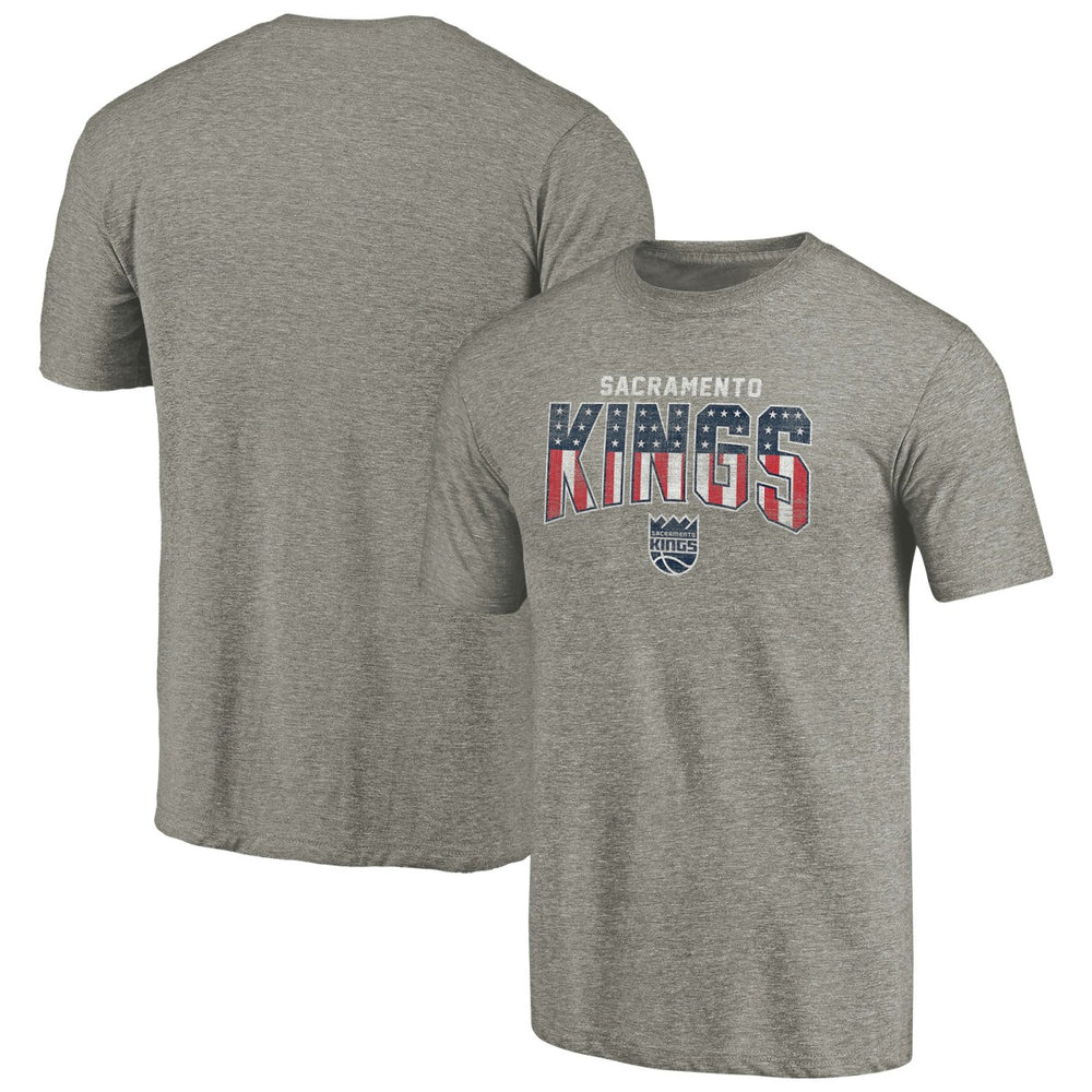 Gray Sacramento Kings Freedom Tri-Blend T-Shirt | NBA