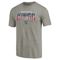 Gray Sacramento Kings Freedom Tri-Blend T-Shirt | NBA