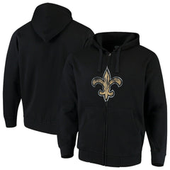 New Orleans Saints G-III Sports by Carl Banks Primary Logo Full-Zip Hoodie | NFL Outlet